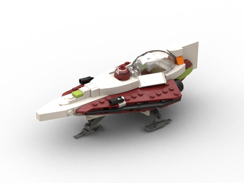 Obi-Wan's Delta 7 and Delta 7B Aethersprite Jedi Starfighter
