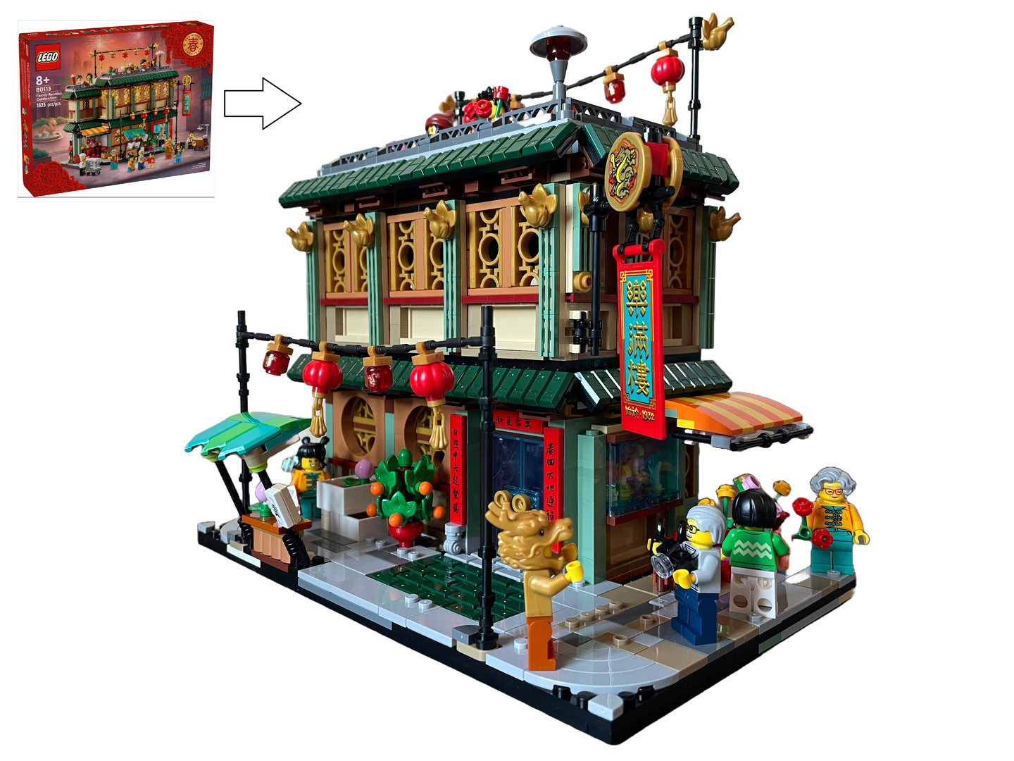 Family Reunion Celebration Modular Corner Alternate build of 80113