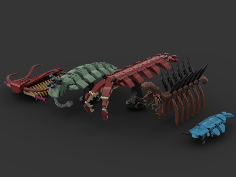 Cast of "Wonderful Life" Iconic Cambrian Fauna