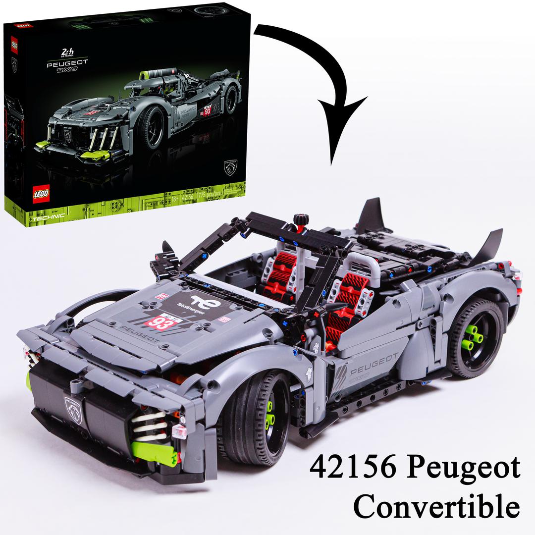 Peugeot Convertible (42156 Peugeot 9X8 Le Mans Hybrid Hypercar c-model) alternate build