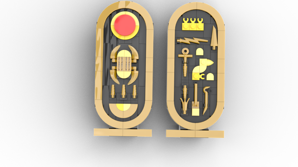 Ancient Egypt cartouches of Tutankhamun