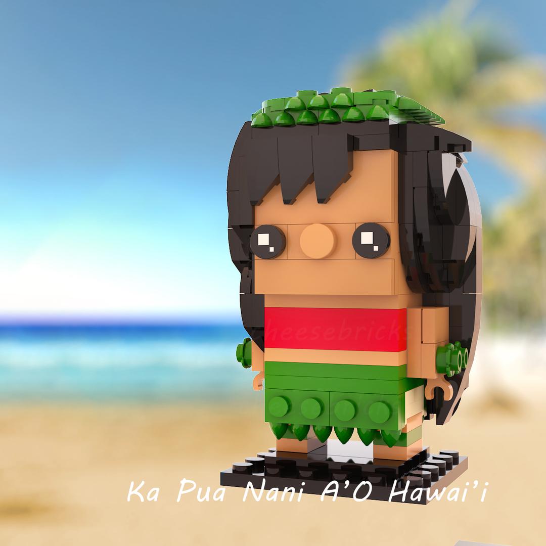 Lilo Hula Brickheadz for Stitch Set 40674