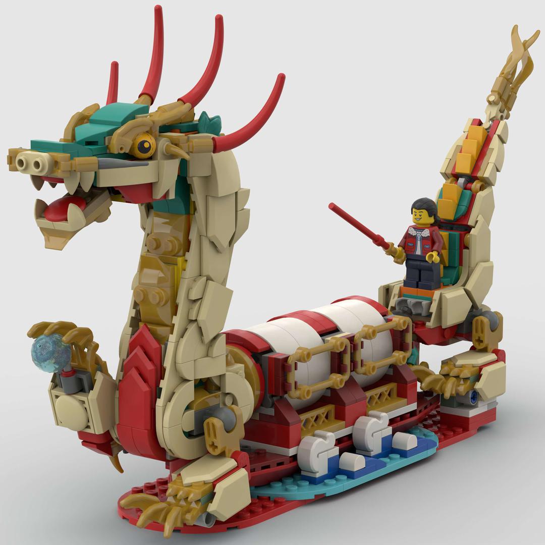 Calendar for Dragon Year 40678+80112LEGO SET 80112-1 - Auspicious Dragon