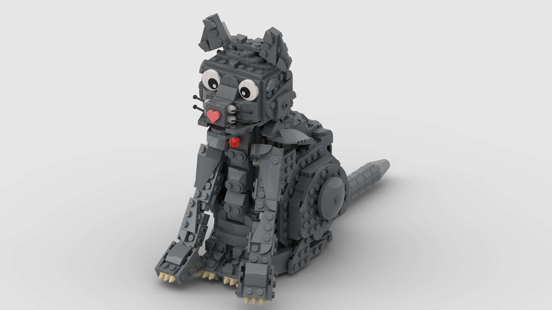 Cat kitten brickx