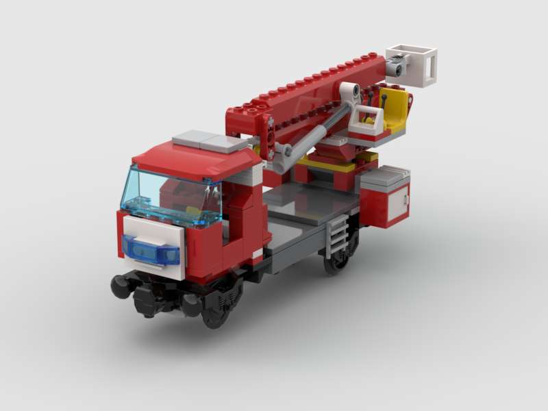 Fire lader train cart