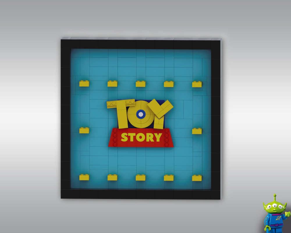 Toys Story - Minifigures Display Frame (for IKEA Sannahed)