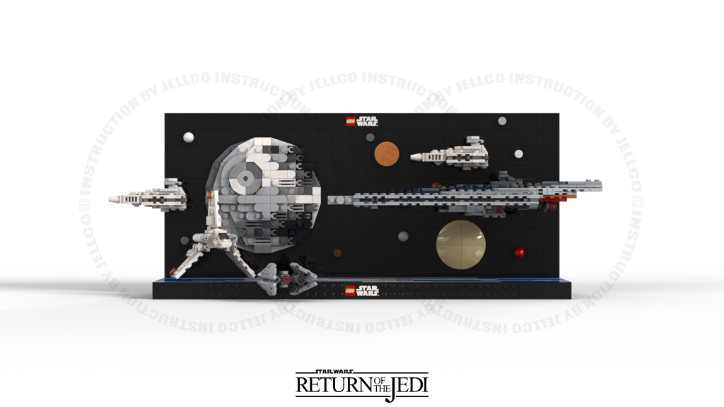 Micro Diorama : Planet ENDOR with Death Star II