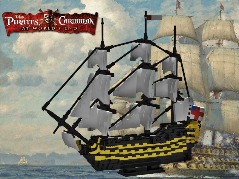 HMS VICTORY/HMS ENDEAVOUR MOC (Sailed Version)