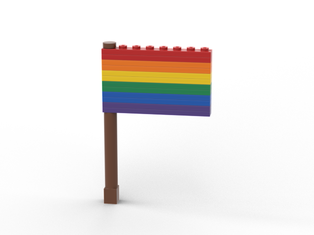 Gay pride flag
