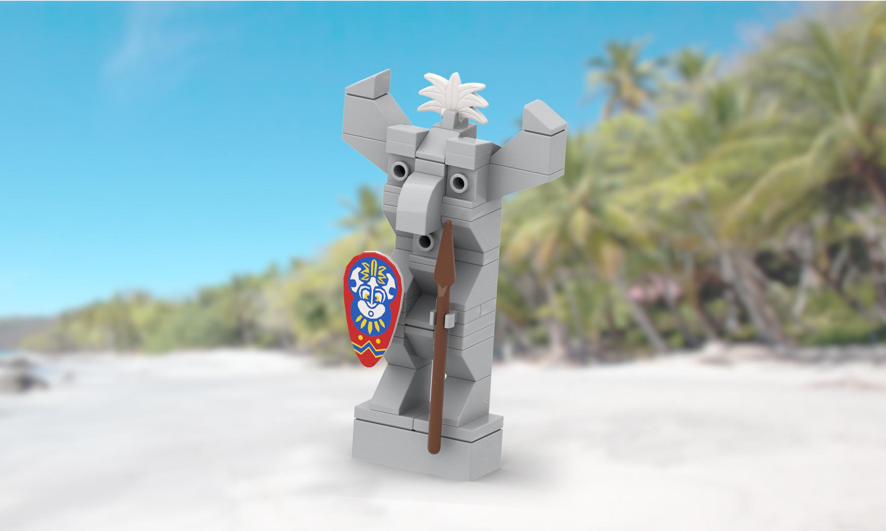 King Kahuka Islander Statue