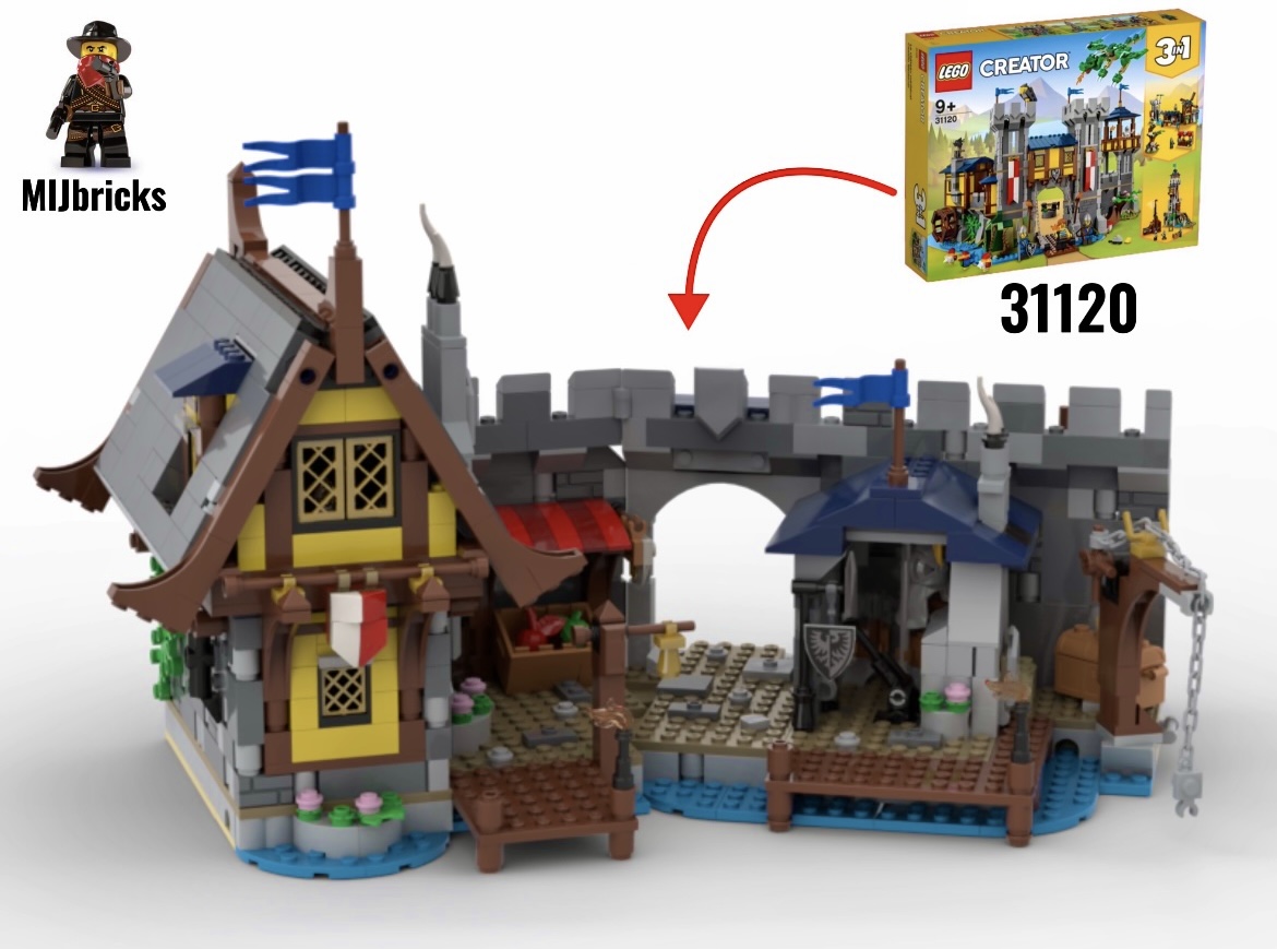 31120 - Medieval Harbor (Black Falcons)