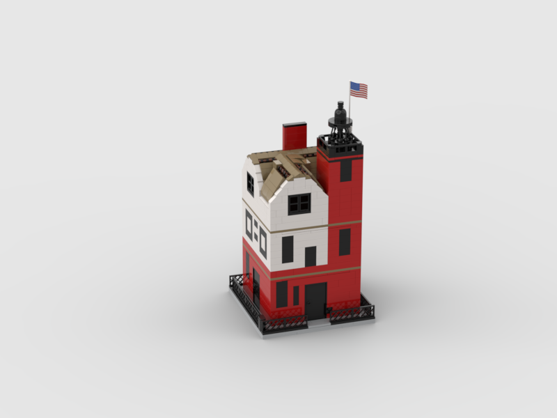 Round Island Lighthouse (Somewhere in Time) MOC