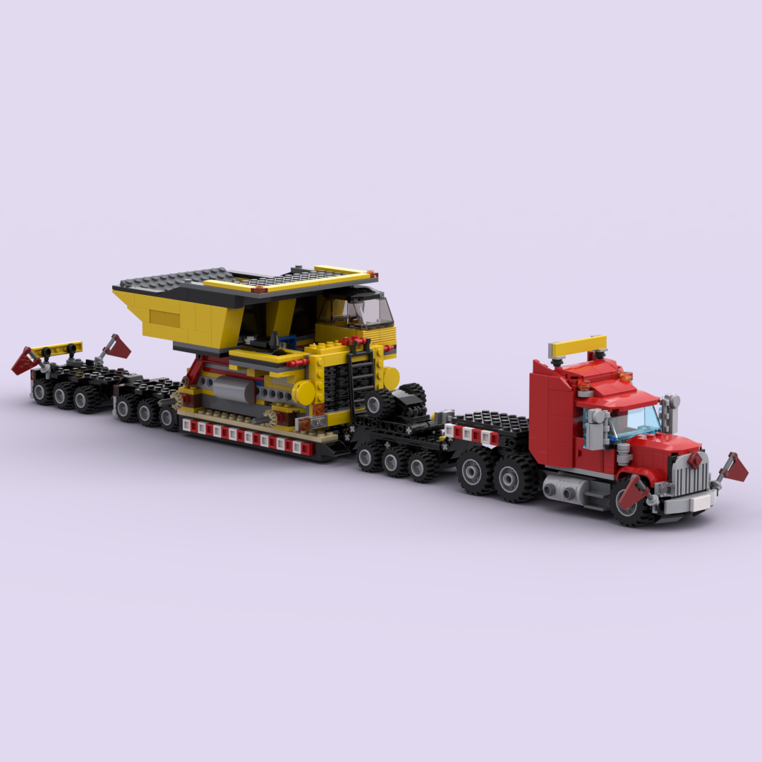 Heavy Haulage Lowboy Transporter