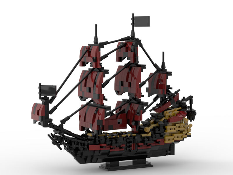 Queen Anne's Revenge MOC (Sailed Version)