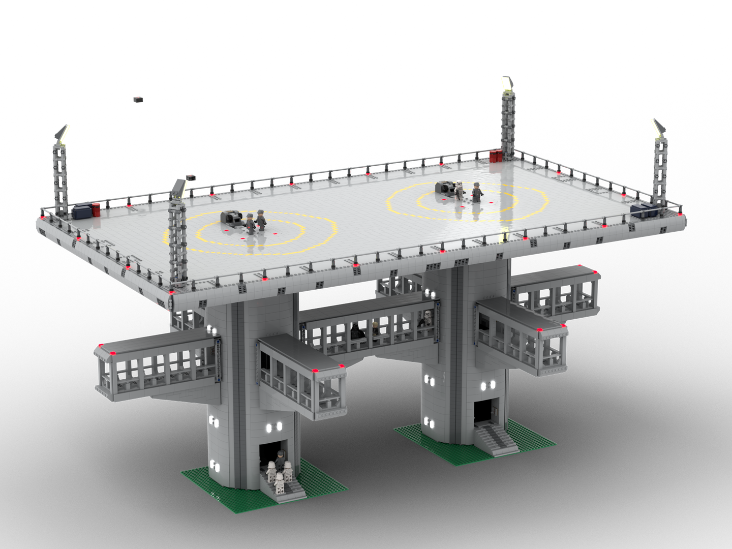 SW Episode 6 UCS Landing Platform on Endor / Vader's arriving