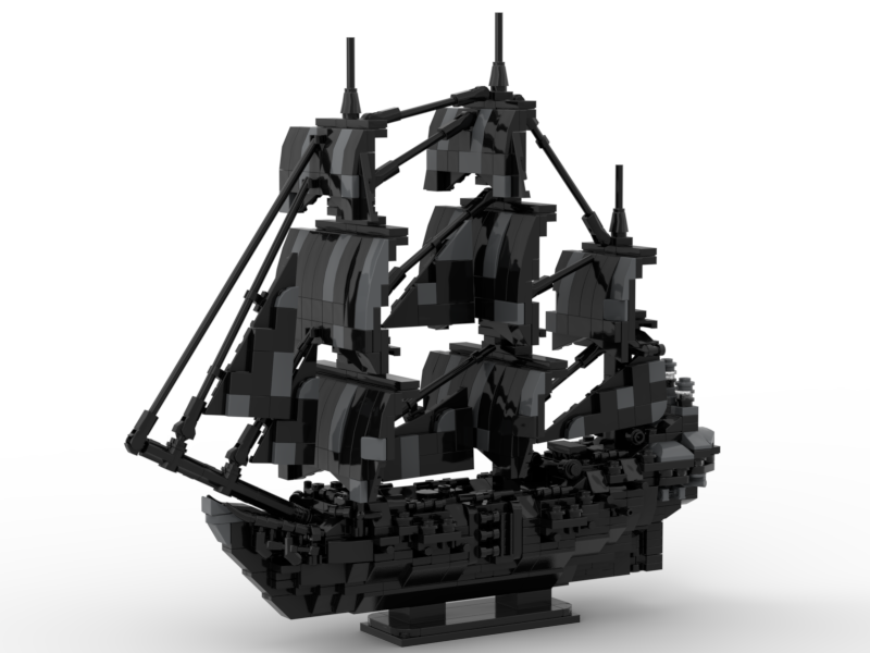 The Black Pearl MOC (Sailed Version)