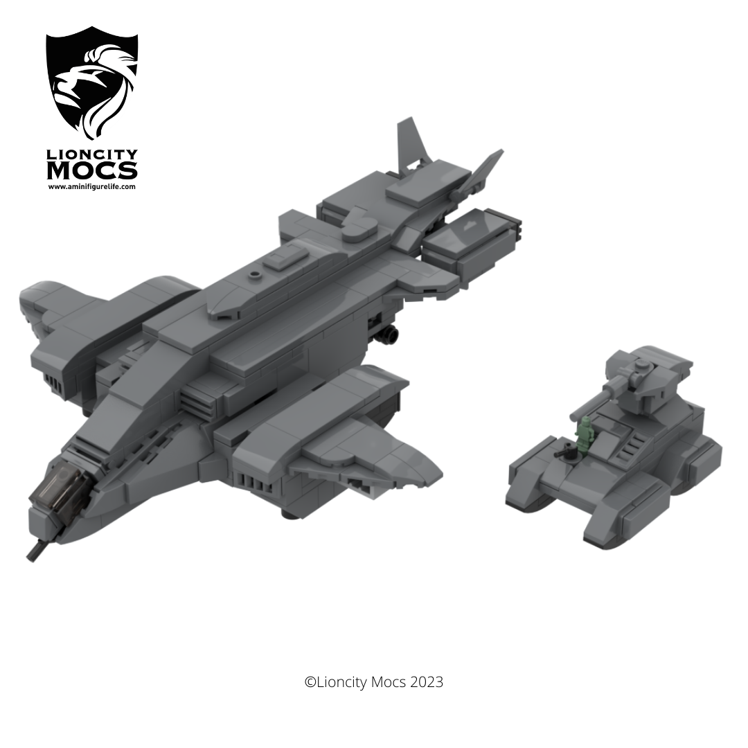 Pelican Dropship + Scorpion Tank