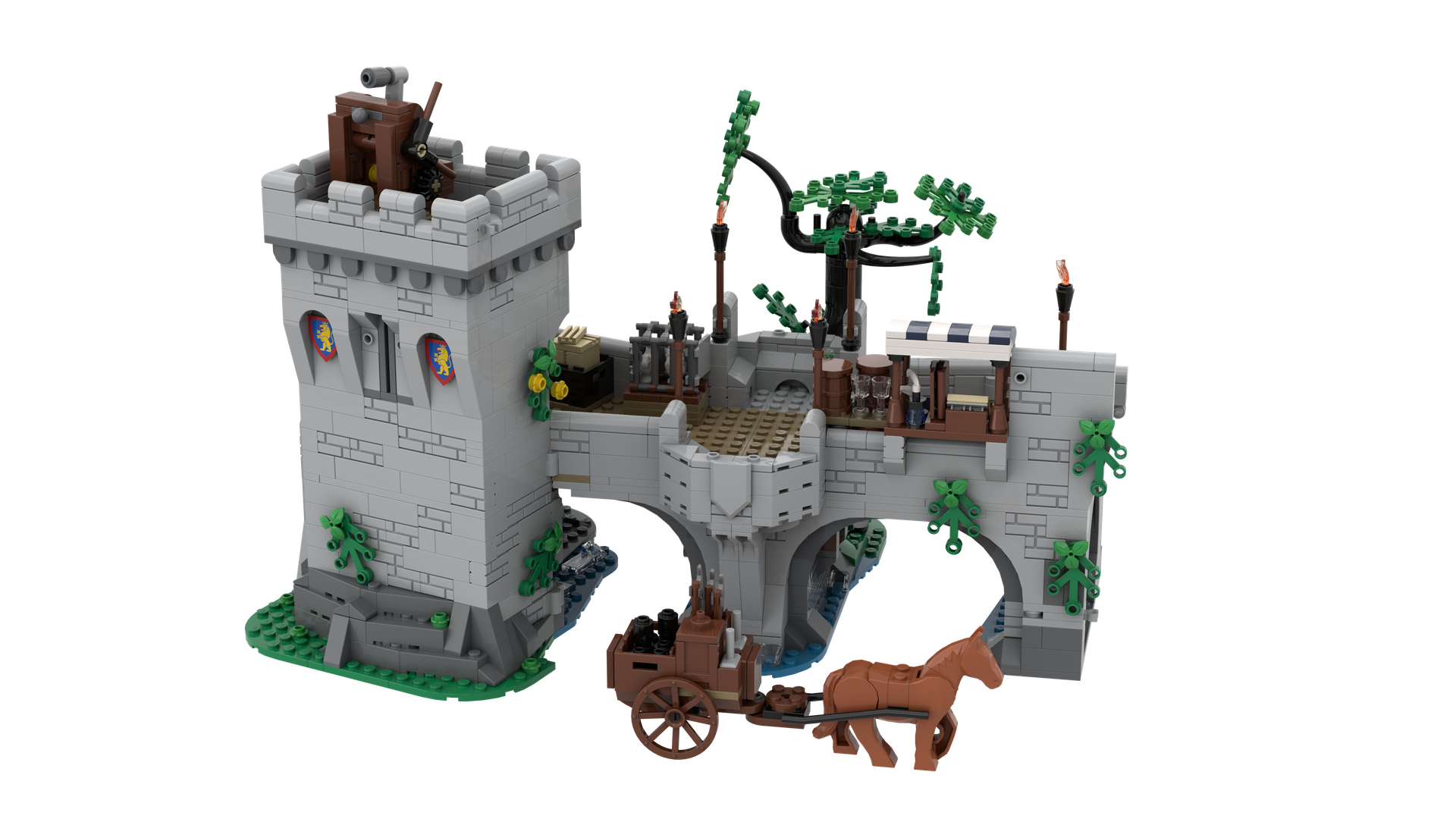 Lego Castle Center Bridge