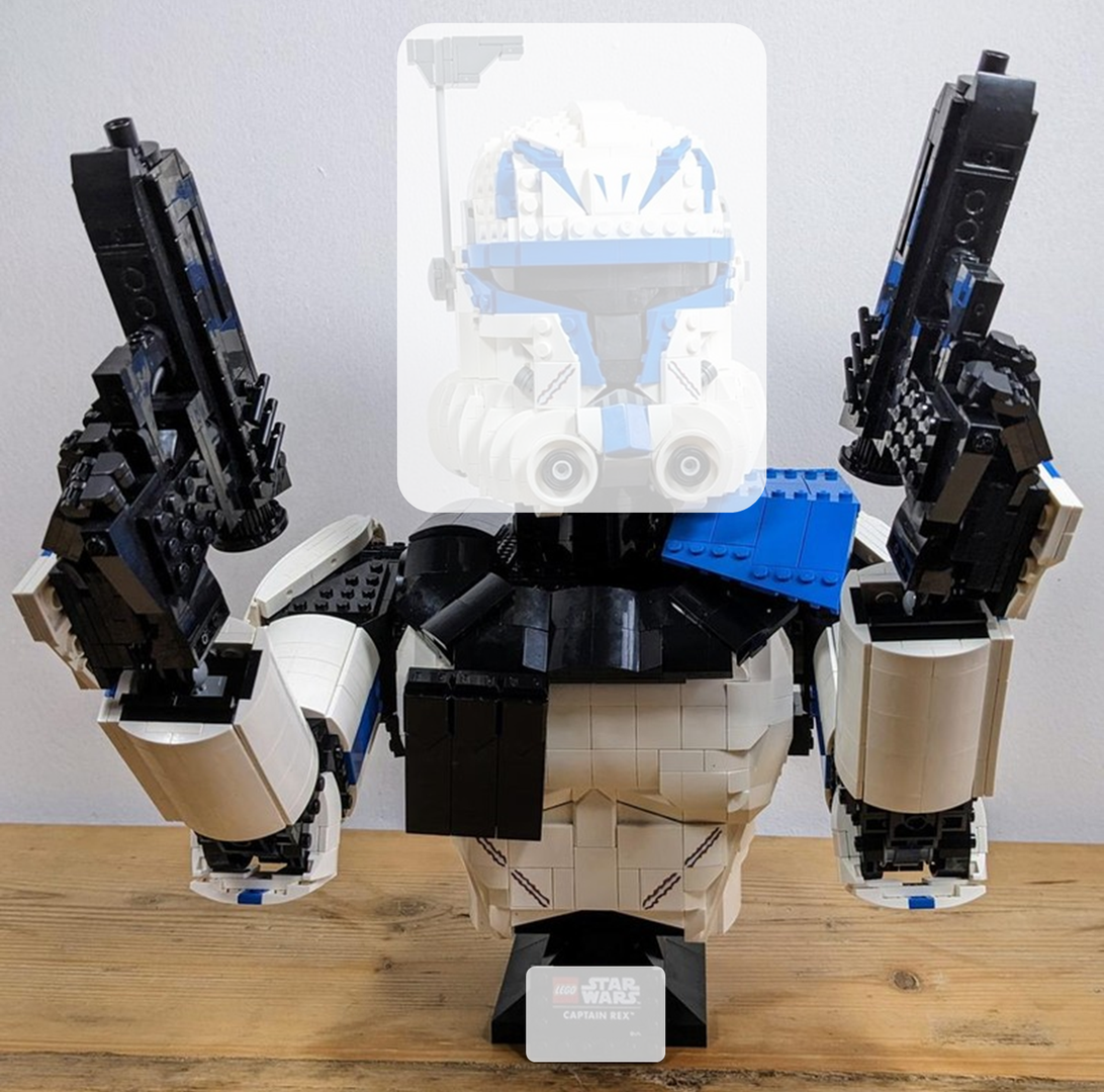 Lego Captain Rex (Bust &amp; Arms)