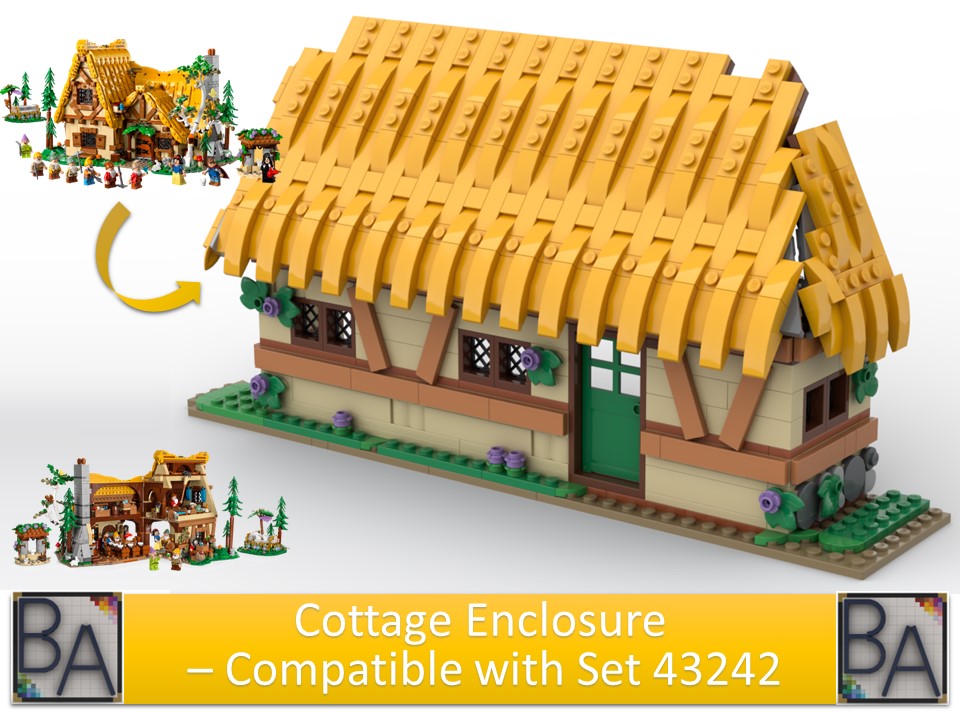 Cottage Enclosure - Compatible with Set 43242