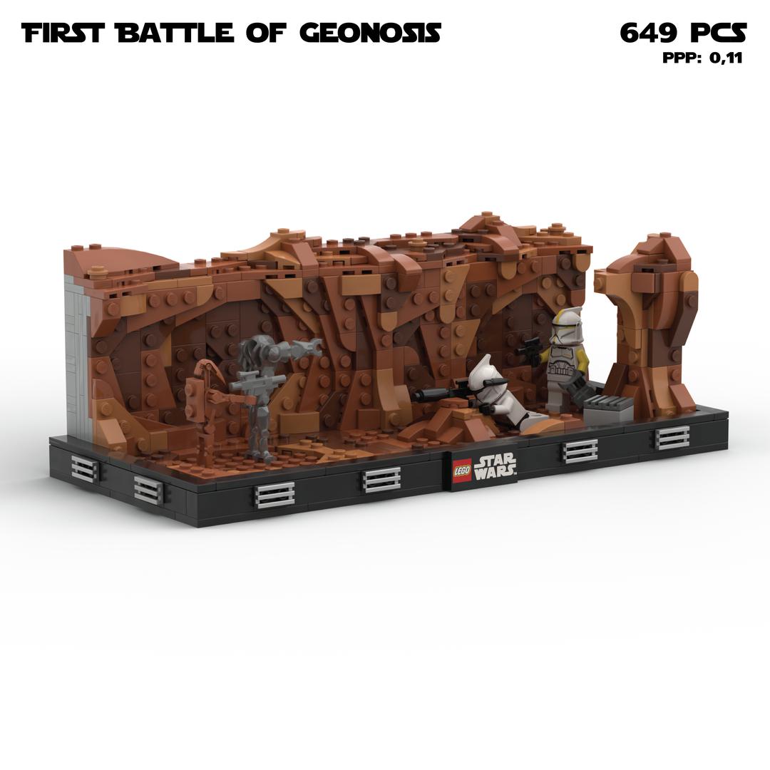 First Battle of Geonosis Diorama