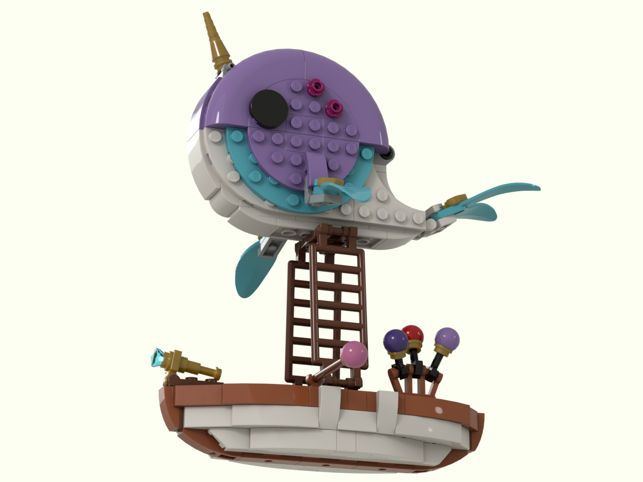 Izzie's Narwhal Boat