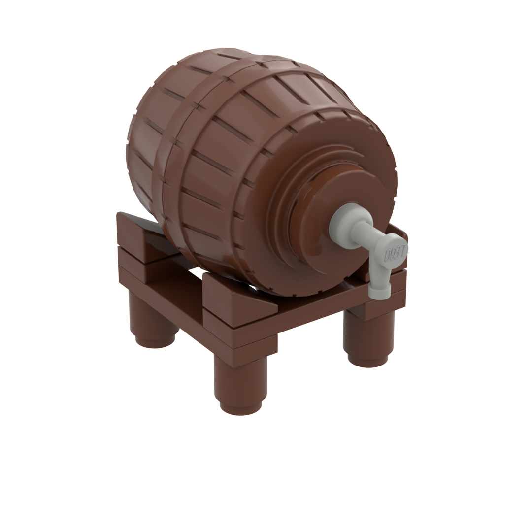 Lego medieval Beer barrel