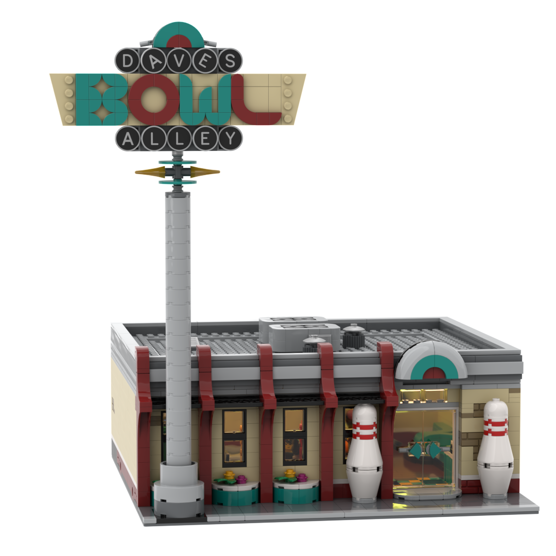 Retro Bowling Alley 32x32 modular