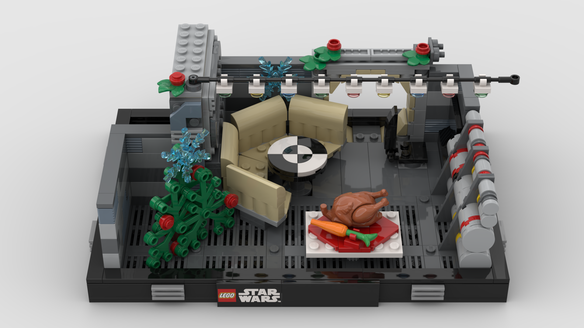 Falcon Holiday Diorama