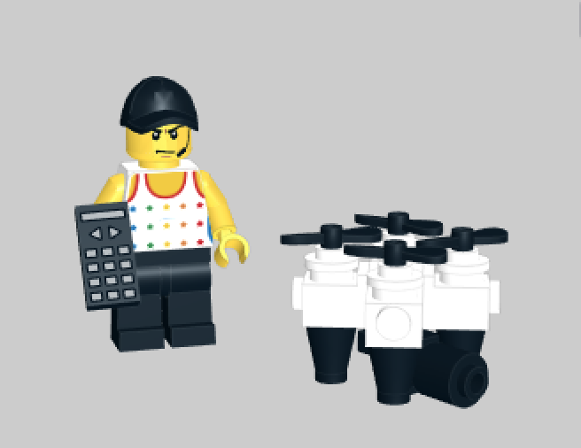 Lego Scale Model Drone