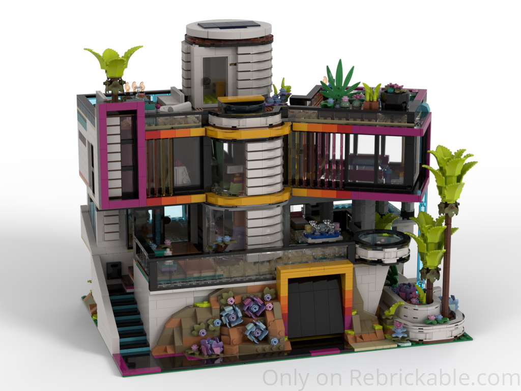 42639-1 - Andrea's Modern Mansion - Complete House