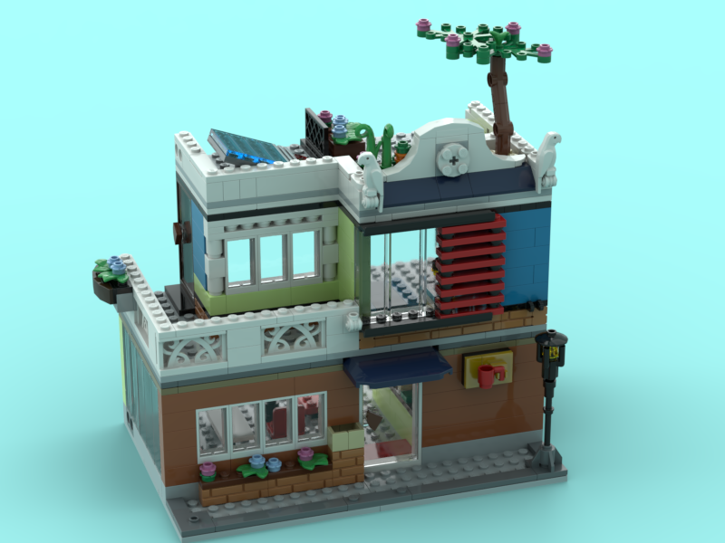 Café and Apartment in townhouse