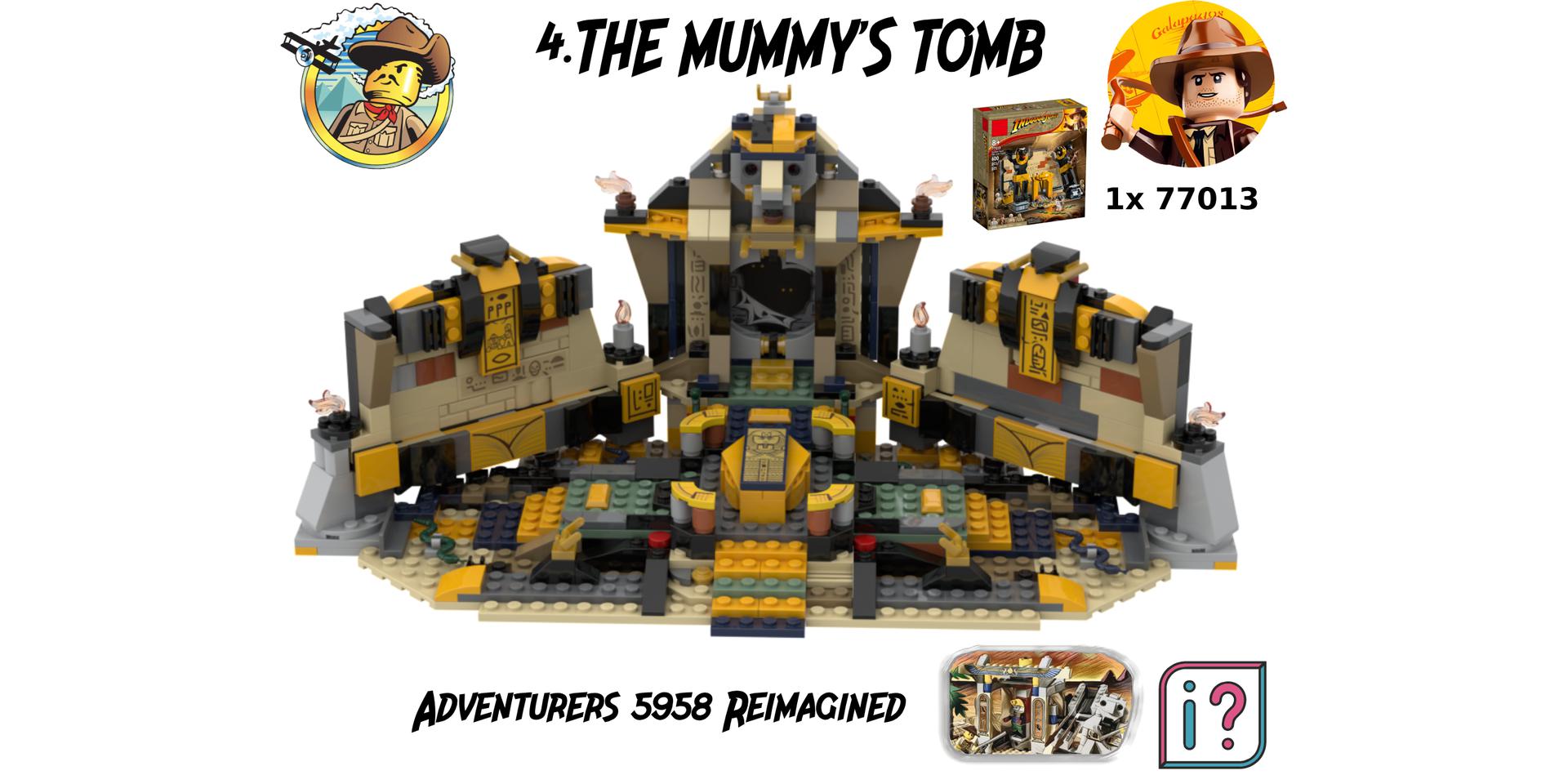 Adventurers Chapter 4.The Mummys Tomb, Alternative Build For 1x 77013