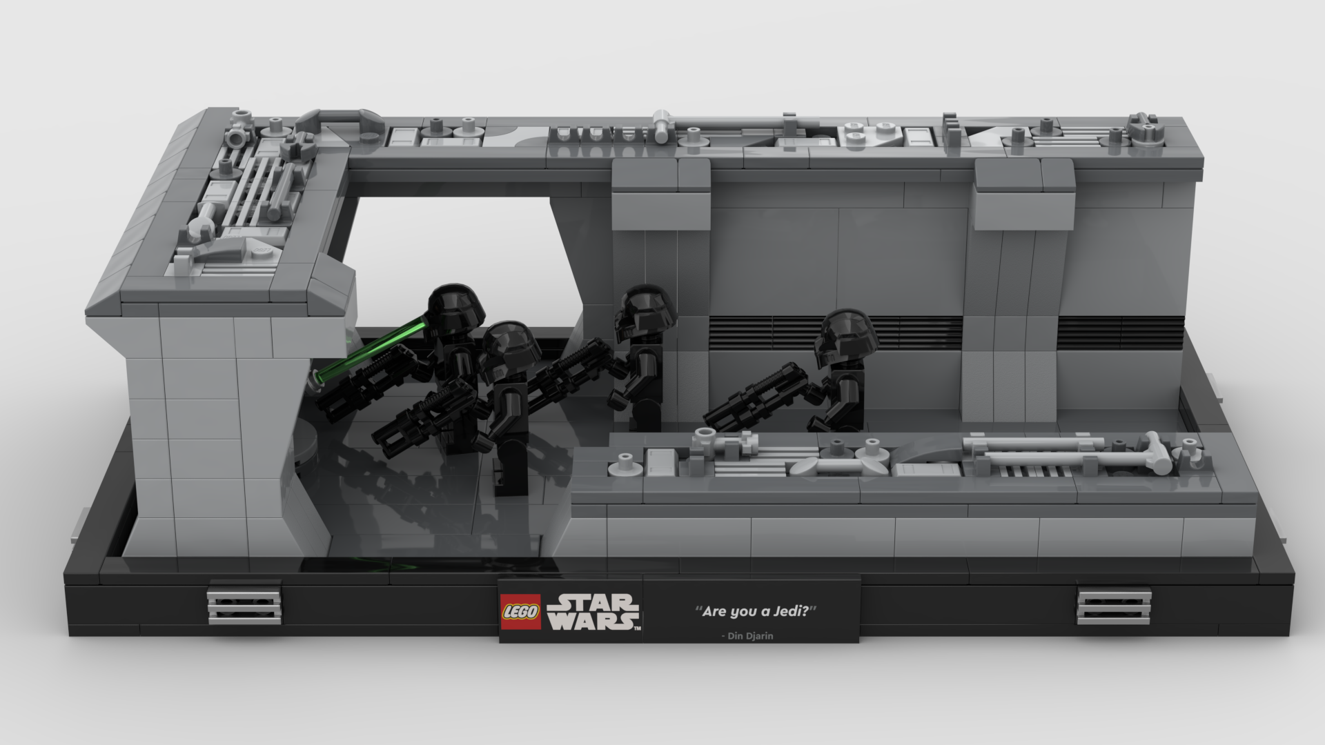 Luke's Hallway Scene Diorama