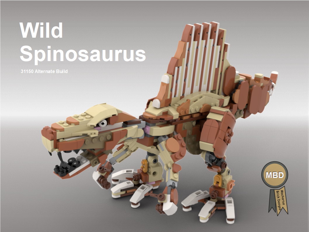 Wild Spinosaurus, 31150 Alternate Build