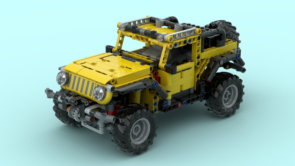 42122 RC 4WD version A - Jeep Wrangler with solid Axle