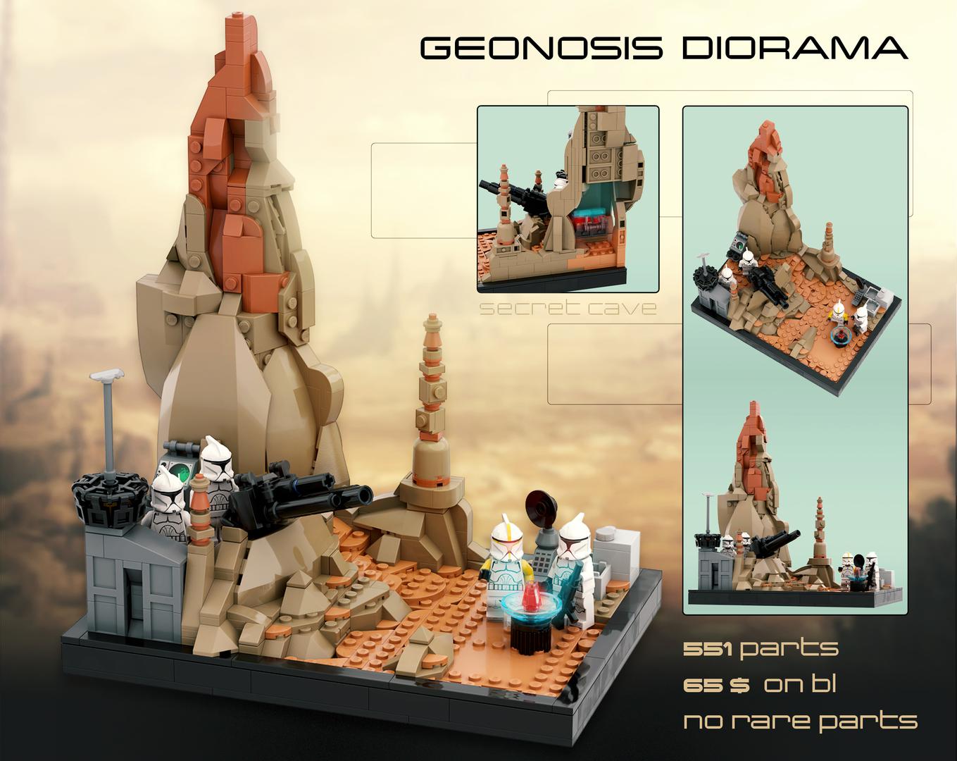Geonosis Clone Base Diorama