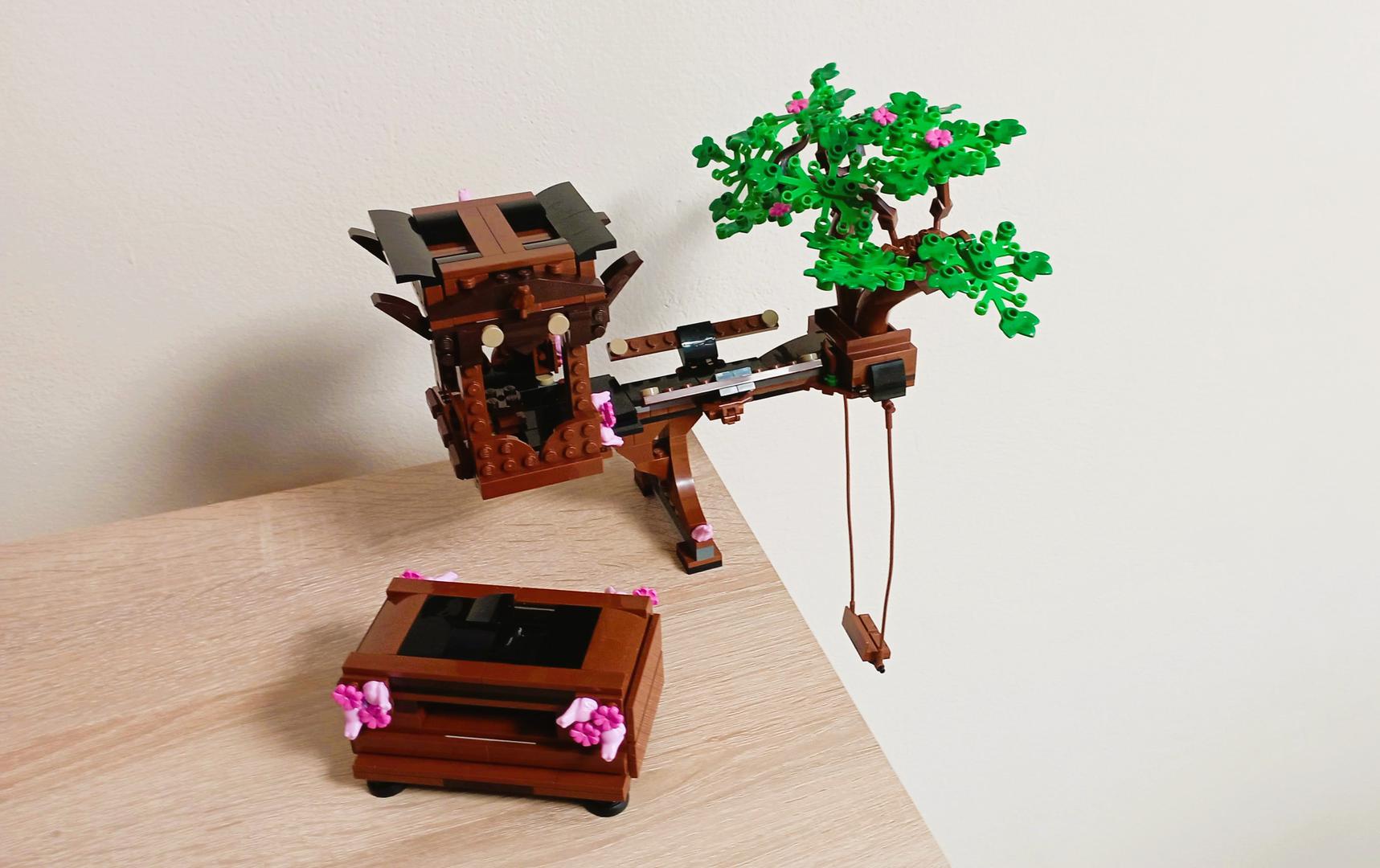 Puzzle box and a swing