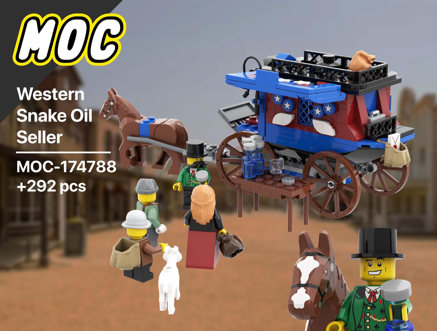 Snake Oil Seller Carriage - Western | Cowboys | Lone Ranger | Cavalry | Wild West | Carnival