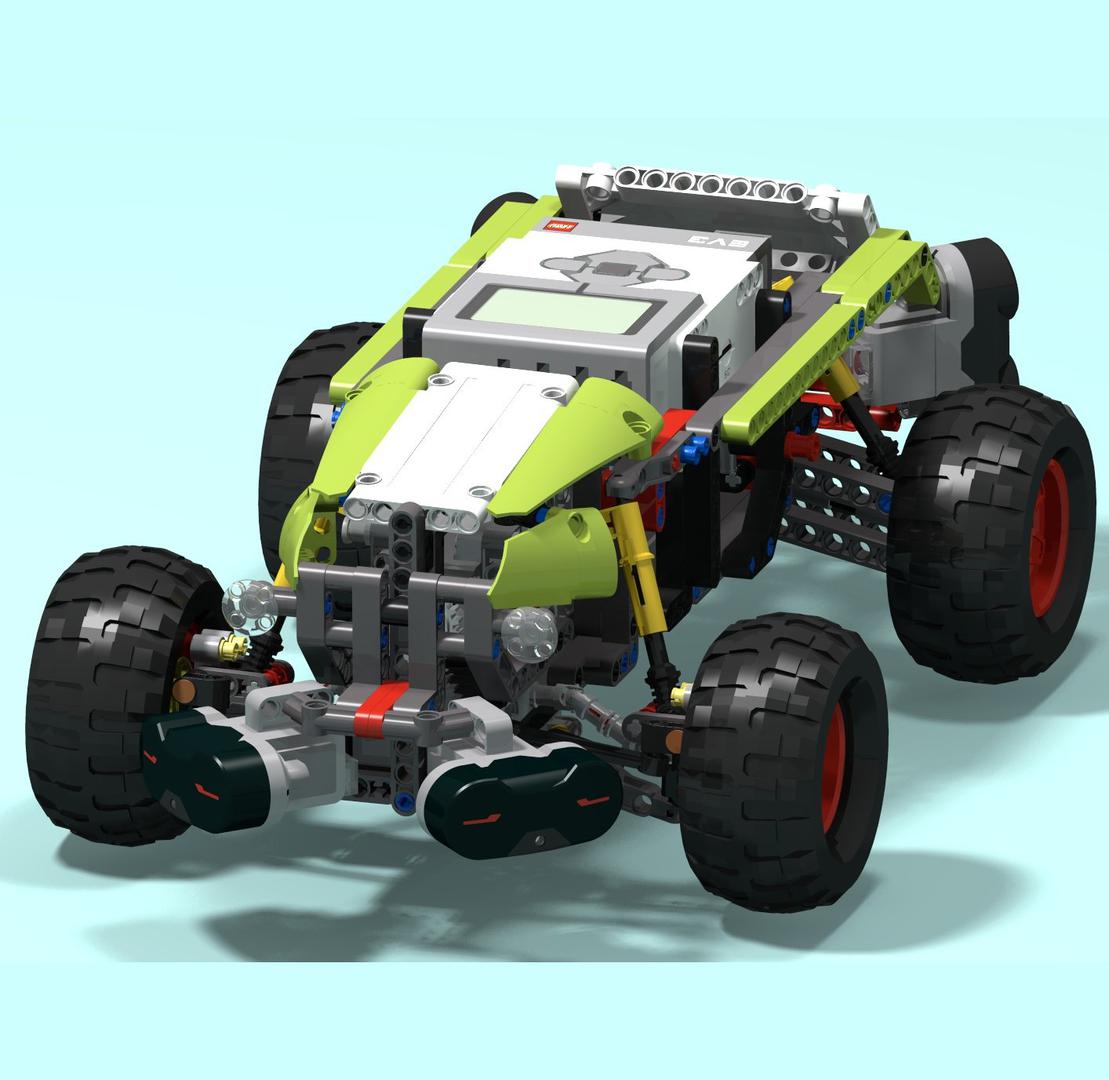 EV3 self driving buggy 4х4