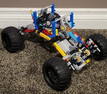 RC rock crawler with XL motors!