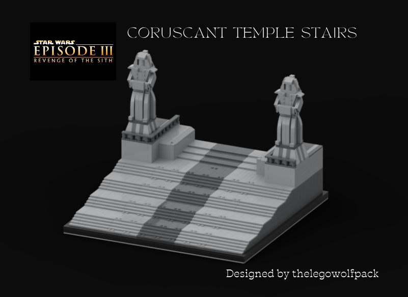 Coruscant temple stairs