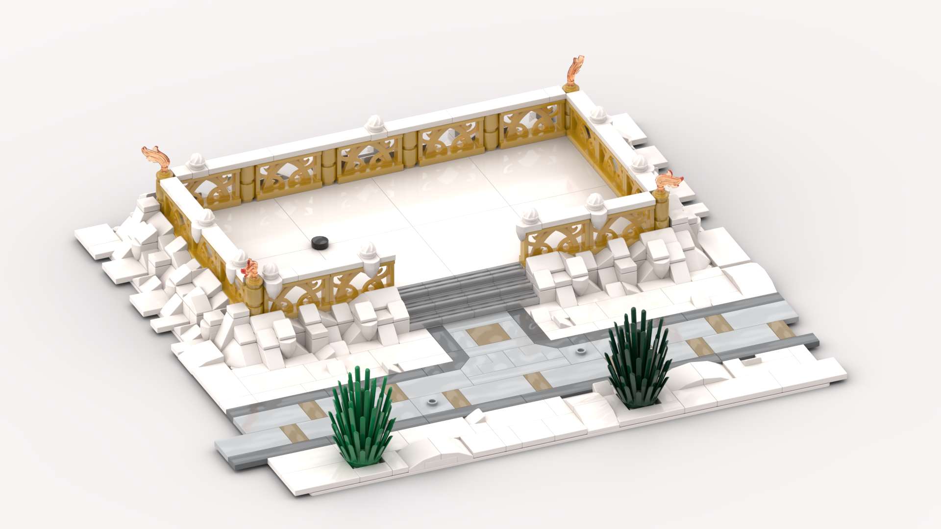 the rink - winter village / village noël / noel