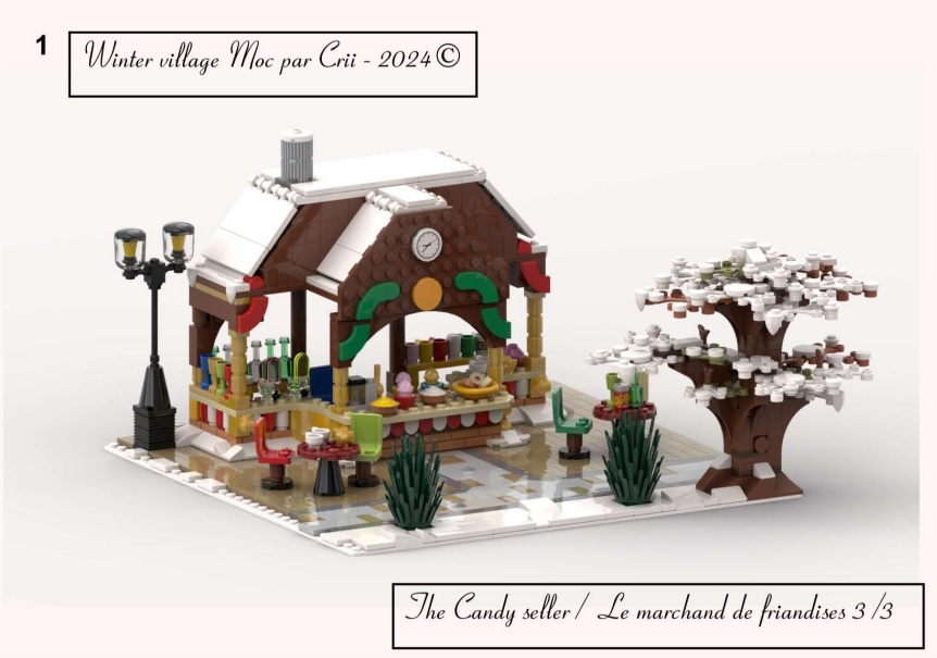 the candy store -  winter village / village noël / noel