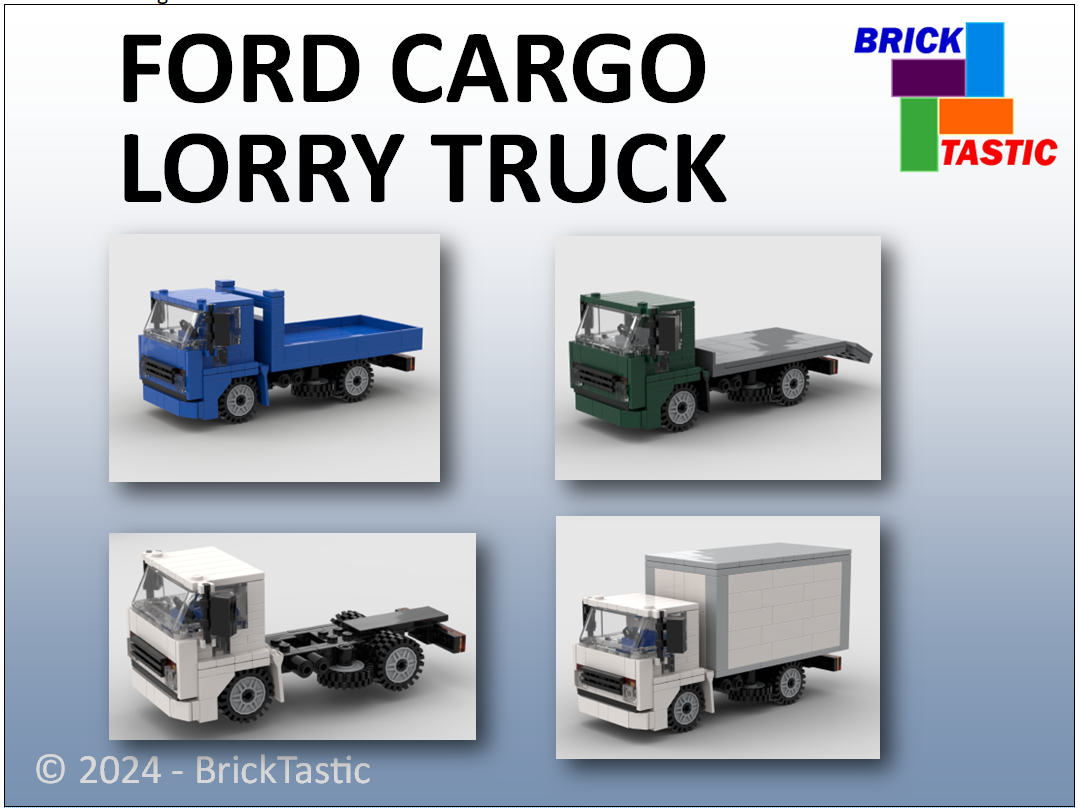 1980's Ford Cargo Lorry Truck - Lego City