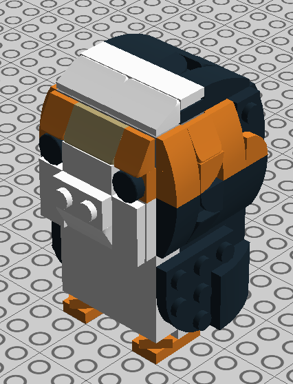 Porg BrickHeadz alternate build