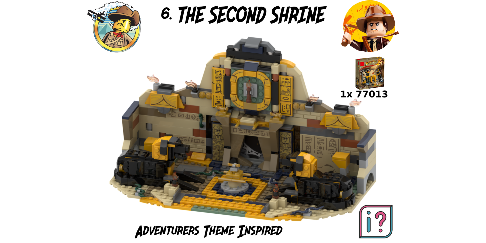 Adventurers Chapter 6.The Second Shrine, Alternative Build For 1x 77012