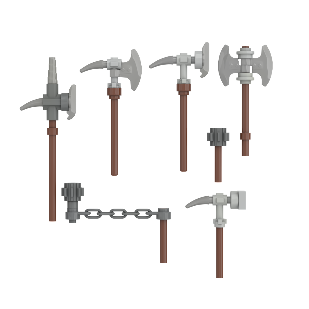 Lego medieval weapons