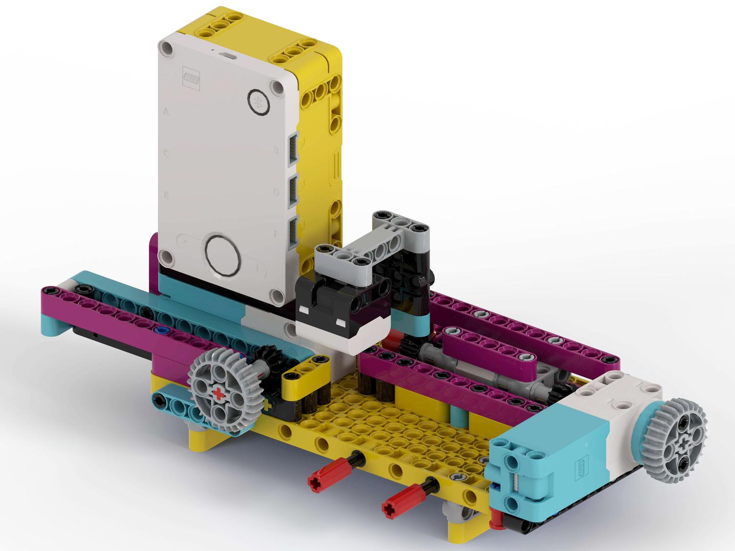 Linear brick sorter - Spike Prime STEM lesson material