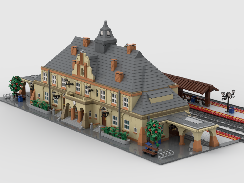 Neoclassical Train Station